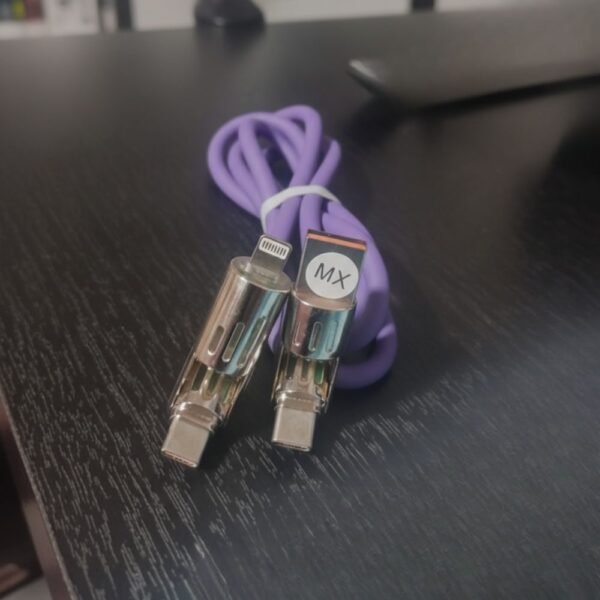 Cable de Carga Ultra Reforzado de 1 Metro (Lightning/Micro USB/Tipo C)