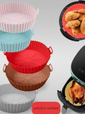 Moldes de Silicona Antiadherentes para Air Fryer