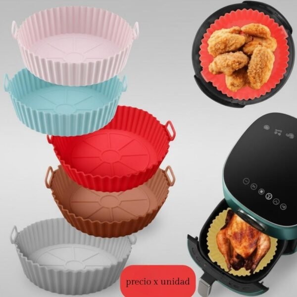 Moldes de Silicona Antiadherentes para Air Fryer