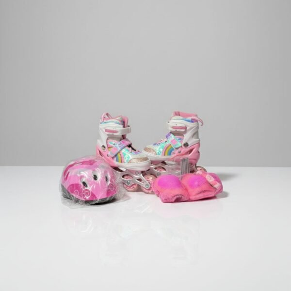 4 Set Completo de Patines Ajustables para Niños y Niñas